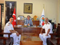 Sahil Gvenlik Akdeniz Blge Komutan'ndan Belediye Bakan Dr.Yusuf H.Civelek'e ziyaret